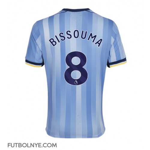 Camiseta Tottenham Hotspur Yves Bissouma #8 Visitante Equipación 2024-25 manga corta